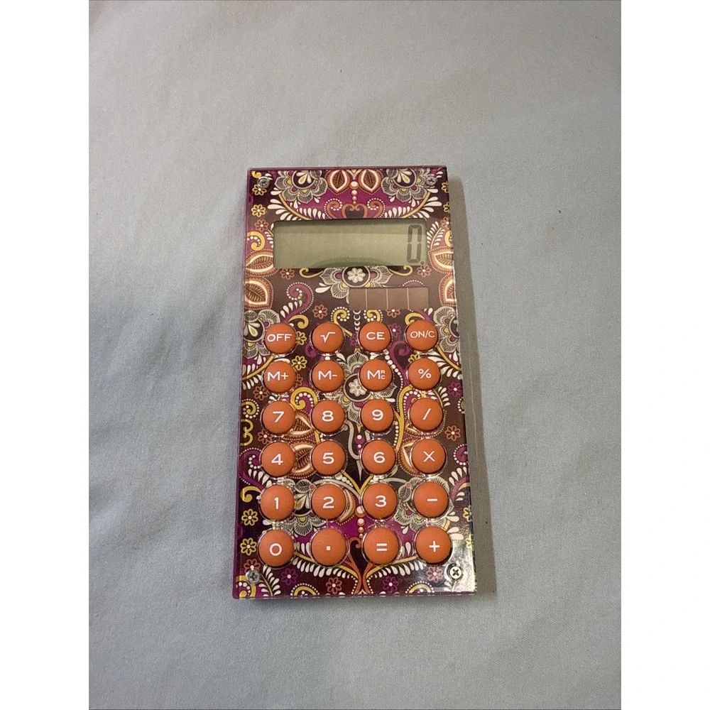 Vera Bradley Solar Powered Pocket Calculator in the 